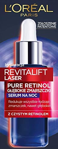 LOREAL Revitalift Laser Pure Retinol siero riducente antirughe per la notte 30 ml