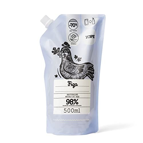 YOPE Moisturising Liquid Soap Refill Pack ricarica sapone liquido idratante Figa 500ml