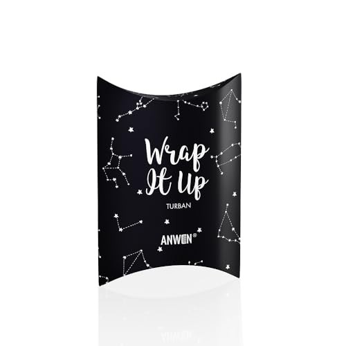 ANWEN Turbante per capelli Wrap It Up Nero