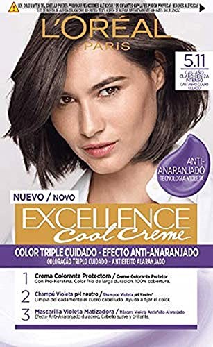 LOral Paris EXCELLENCE creme tinte 511castao claro ceniza intenso 192 ml Donna