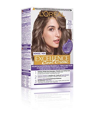 LOREAL Tintura per capelli Excellence Cool Creme 711 Biondo Ultra Cenere