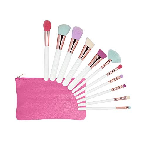 MIMO Set Pennelli Trucco Multicolor 11 pz Set di pennelli donna 0ml