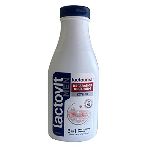 Lactovit Men Lactourea Gel doccia Gel doccia rigenerante 3 in 1 300ml Uomo