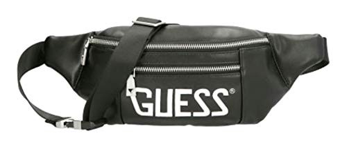 Guess Salameda Leather Fanny Pack Black 29 539 x 14 x 7 cm uomo