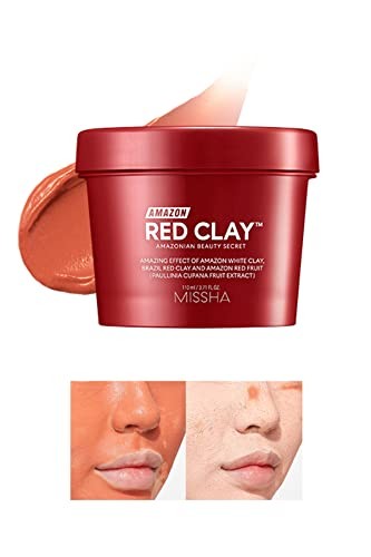 Missha Maschera per pori Amazon Red Clay donna 110ml