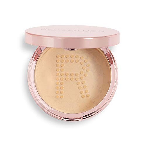 Makeup Revolution Conceal Fix Vegan Loose Setting Powder Medium Yellow 13 g donna