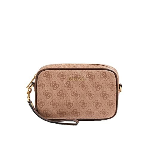 Guess Vezzola Polyurethane Small Crossbody Bag Brown GU154H046O11 13x20x5 cm unisex