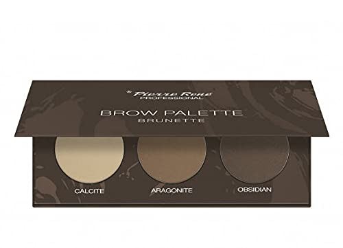 PIERRE RENE Brow Palette tavolozza ombretti per sopracciglia 03 Brunetta 3x13g