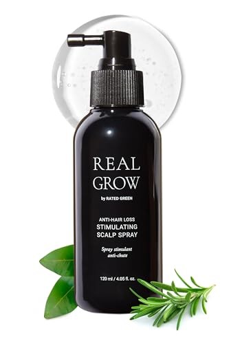 Rated Green REAL GROW anti hair loss stimulating scalp spray 120ml donna 120ml