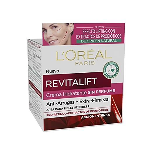LOral Paris REVITALIFT SIN PERFUME piel sensible antiarrugas SPF15 50 ml Unisex