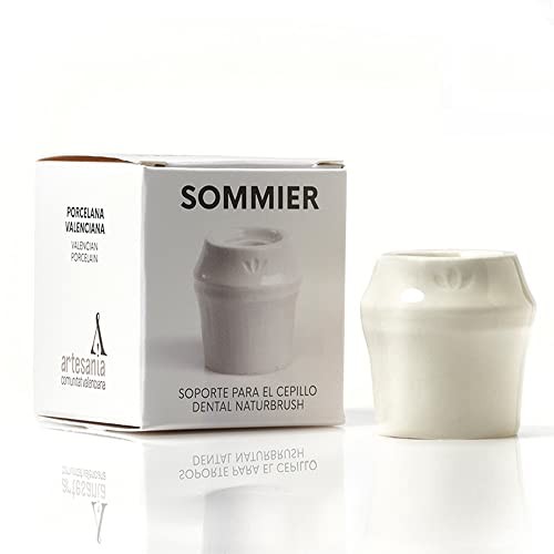 Naturbrush Sommier Soporte Cepillo Dental Blanco Unisex