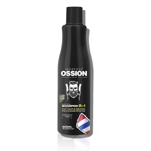 MORFOSE Ossion Puryfing Shampoo 2in1 Per Capelli e Barba Shampoo 2in1 per capelli e barba 500ml