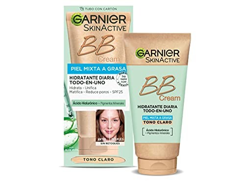Garnier SKINACTIVE BB CREAM piel mixta a grasa SPF25 light 50 ml Unisex