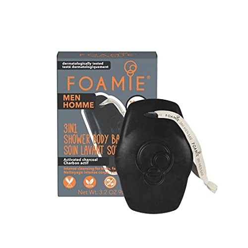 Foamie What A Man Shower Body Bar 3 in 1 Sapone doccia da uomo per viso corpo e capelli 900g Uomo