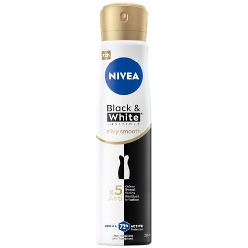 NIVEA Black White Invisible Silky Smooth spray antitraspirante 250ml