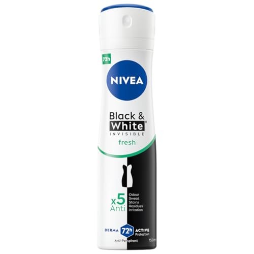 NIVEA Black White Invisible Fresh spray antitraspirante 48H 150ml