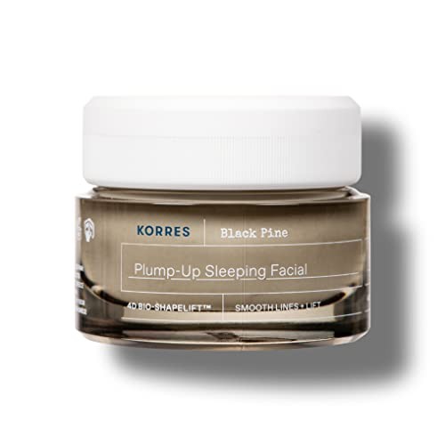 KORRES Black Pine PlumpUp Sleeping Facial crema viso notte rassodante 40ml