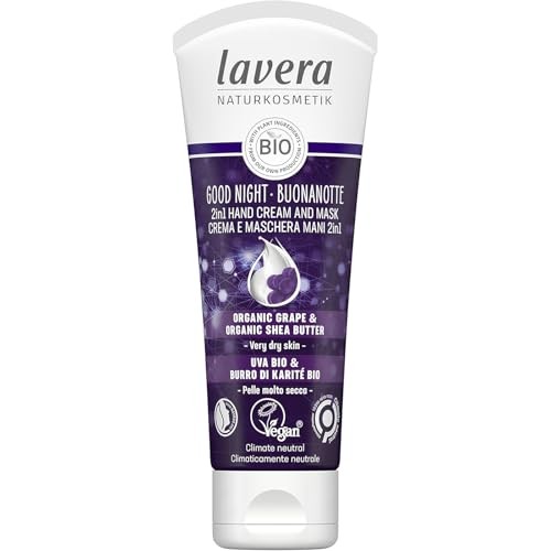 Lavera Crema Mani e Maschera 2 in 1 Crema Notte e Maschera Mani 2 in 1 75ml Donna