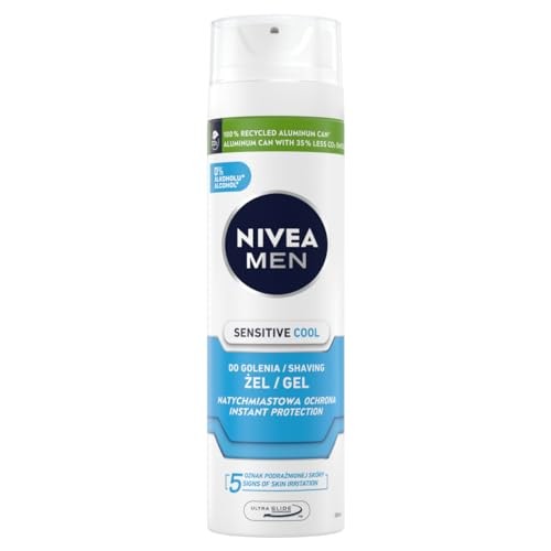 NIVEA Men Gel da barba rinfrescante Sensitive 200ml
