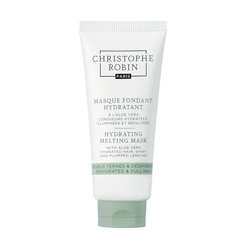 Christophe Robin Hydrating Aloe Vera Hair Treatment Cream Mask For Hydration 75ml donna