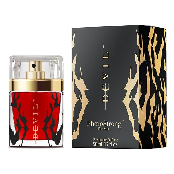 PHEROSTRONG Devil Pheromone Perfume For Men profumo ai feromoni da uomo spray 50ml