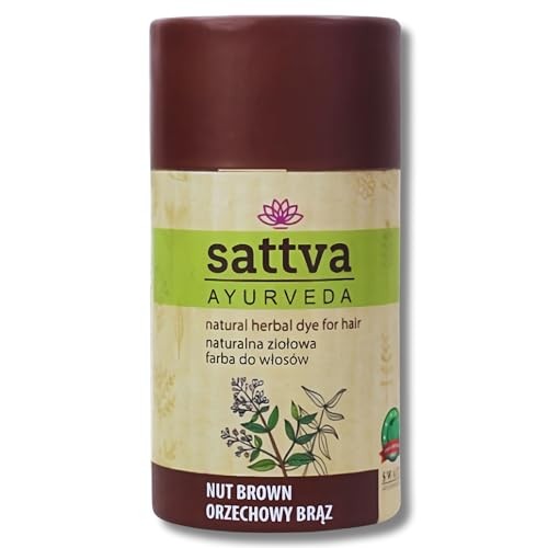 SATTVA Tintura Naturale alle Erbe per Capelli tintura naturale alle erbe per capelli Castano Noce 150g