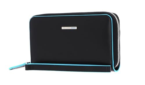 Piquadro Blue Square Wallet Black donna