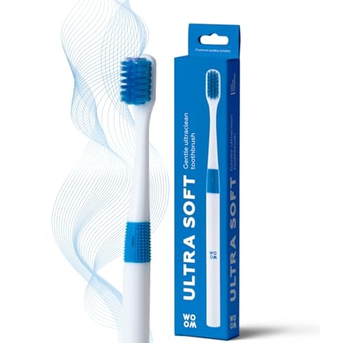 WOOM Ultra Soft Spazzolino per pulizia profonda Ultraclean Blu