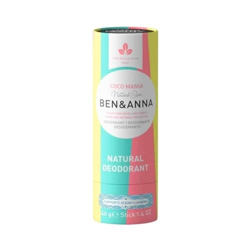 BEN ANNA Natural Deodorant deodorante stick a base di soda naturale Coco Mania 40g