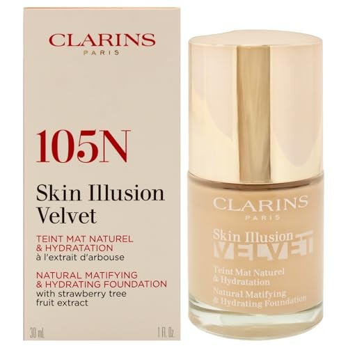 Clarins SKIN ILLUSION VELVET 105N donna