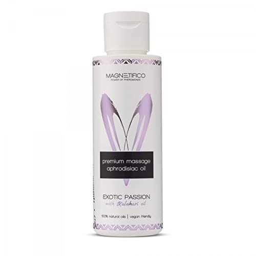 MAGNETIFICO Olio Afrodisiaco da Massaggio Premium Con Olio Kalahari Olio da massaggio Exotic Passion 100ml
