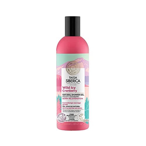 SIBERICA PROFESSIONAL Taiga Natural Shower Gel Wild Icy Cranberry gel doccia 270ml