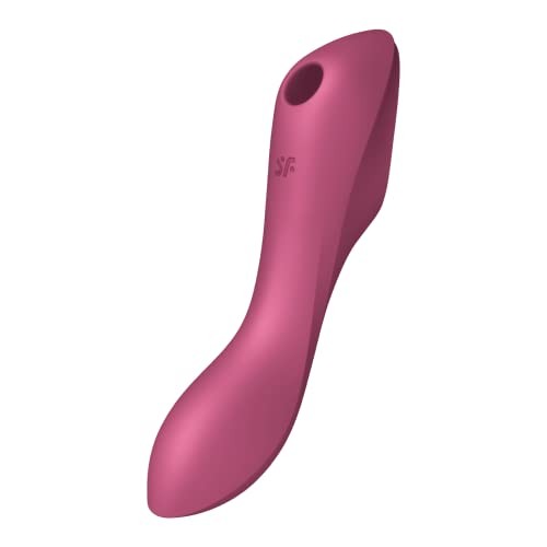 Satisfyer curvy trinity 3 vibrador de aire rojo 1un donna