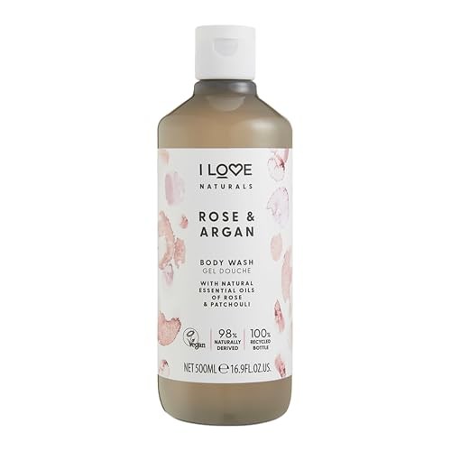 I love Gel doccia idratante Naturals Body Wash Rose e Argan 500ml Donna