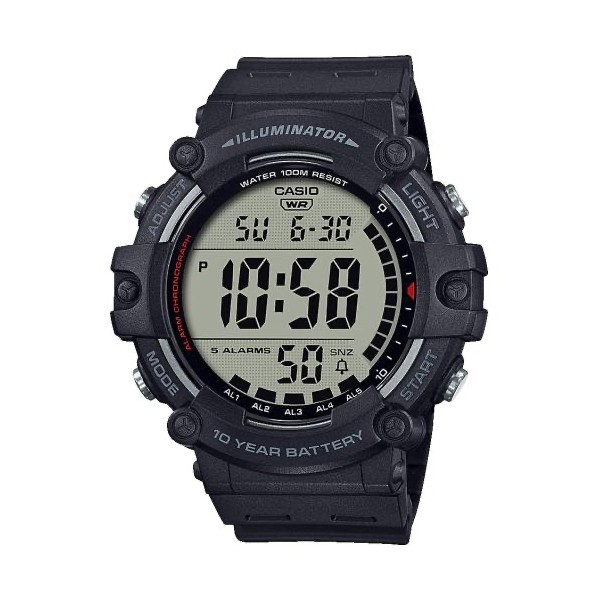 CASIO SPORT Mod. LLUMINATOR WORLDTIME 10 YEARS BATTERY