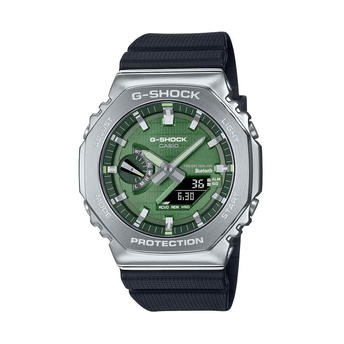 CASIO G-SHOCK Mod. G-STEEL TOUGH SOLAR Bluetooth® GREEN DIAL