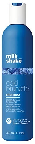 Milk Shake Cold Brunette Moringa Oil Hair Shampoo Remove Warm Tones RedOrange 300ml donna