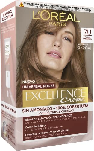LOral Paris EXCELLENCE creme universal nudes tinte n7u blonde 5 u unisex 5u