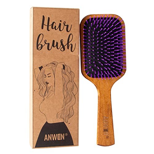 ANWEN Hair Brush Spazzola per capelli in legno