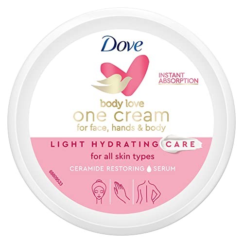 Dove LIGHT HYDRATING CREAM face body and hands 250ml donna
