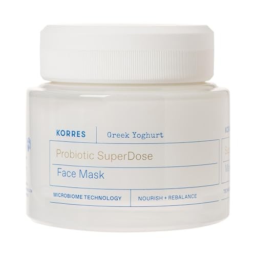 Korres Greek Yoghurt Probiotic SuperDose Face Mask Pleov maska donna 100ml