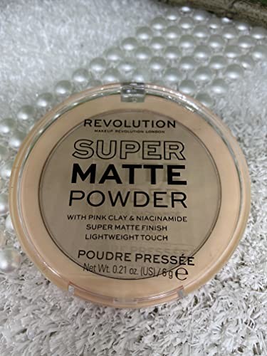Makeup Revolution Polvere Compatta Super Matte Polvere opacizzante 6 g Vaniglia Donna