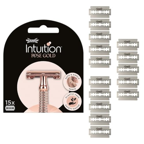 Wilkinson Sword Intuition Double Edge Rose Gold Blades 15 ks Nhradn iletky donna