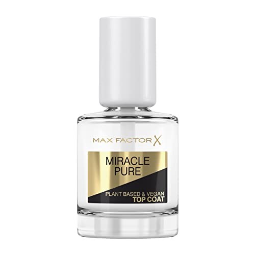 MAX FACTOR Miracle Pure Top Coat parte superiore per unghie ad asciugatura rapida 12ml