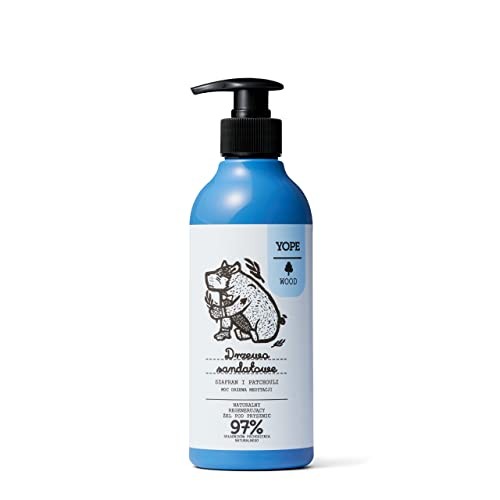 YOPE Gel doccia naturale Sandalo e Zafferano 400ml