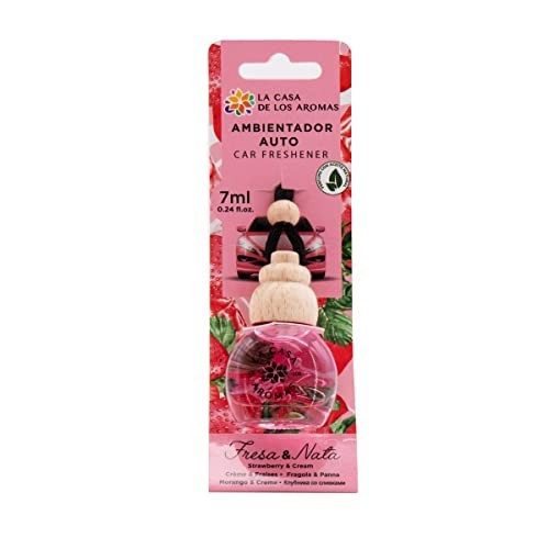 LA CASA DE LOS AROMAS Car Freshner deodorante per auto Fragola 7ml