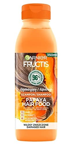 GARNIER Fructis Papaya Hair Food Shampoo shampoo rigenerante per capelli danneggiati 350ml