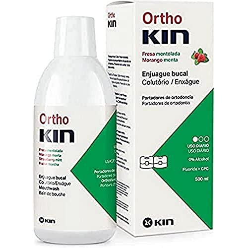 Kin ORTHOKIN enjuague bucal fresa mentolado 500 ml Unisex