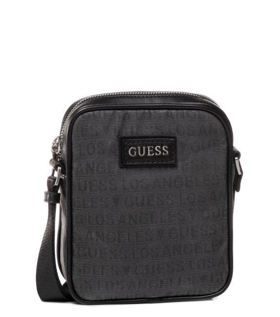 Guess Dan Document Holder Crossbody Bag Black Uomo