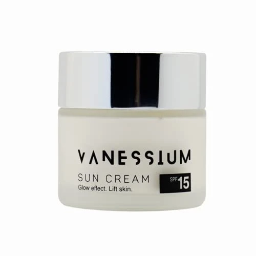 Vanessium SUN CREAM illuminating moisturizing cream SPF15 50ml donna 50ml